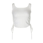 Mimi mouwloze croptop