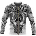 Viking hoodie met runen- en krijgermotieven