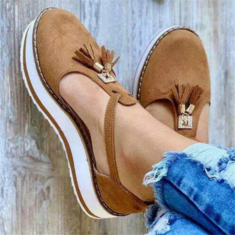 Fashion fringe – casual sandalen