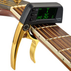 2-in-1 gitaar capo & tuner