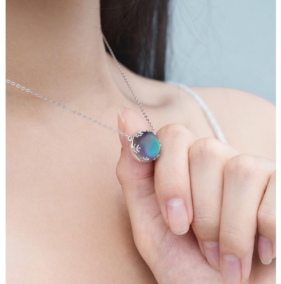 Ketting met noorderlichtmotief