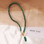Parel drop ketting Nature love