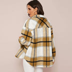 Plaid jas voor dames