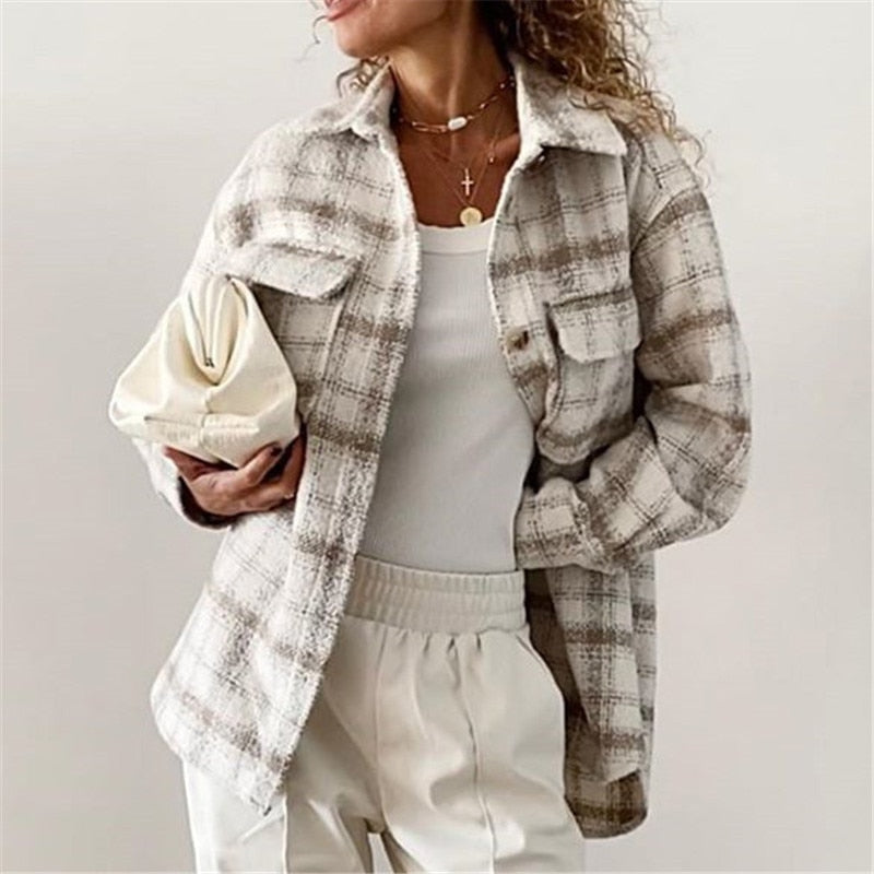 Lumberjack jas voor dames