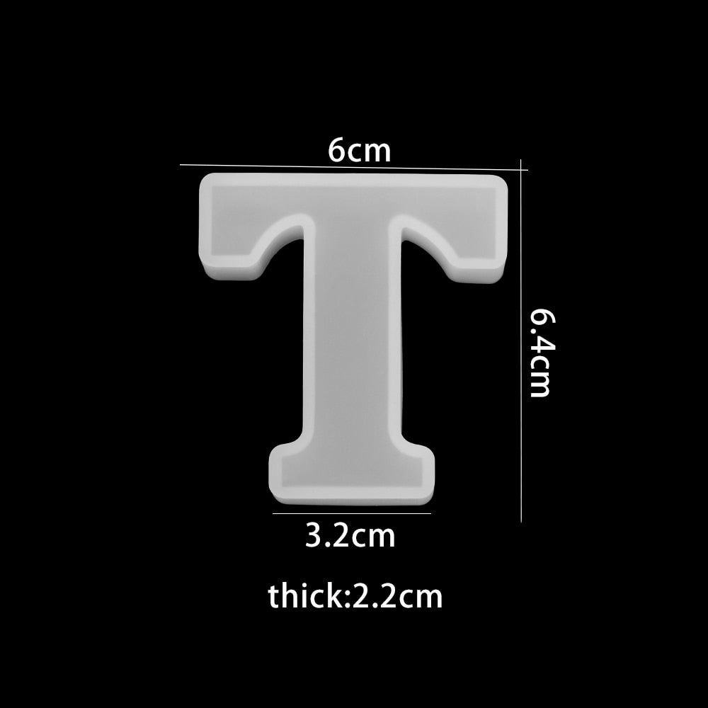 3D siliconen mal om chocoladeletters te gieten – bakplezier — afbeelding 29