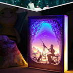 Exclusieve 3D nachtlamp 3D carving — afbeelding 11