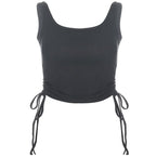 Mimi mouwloze croptop