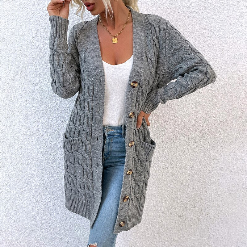 Lange vest voor dames – Noor