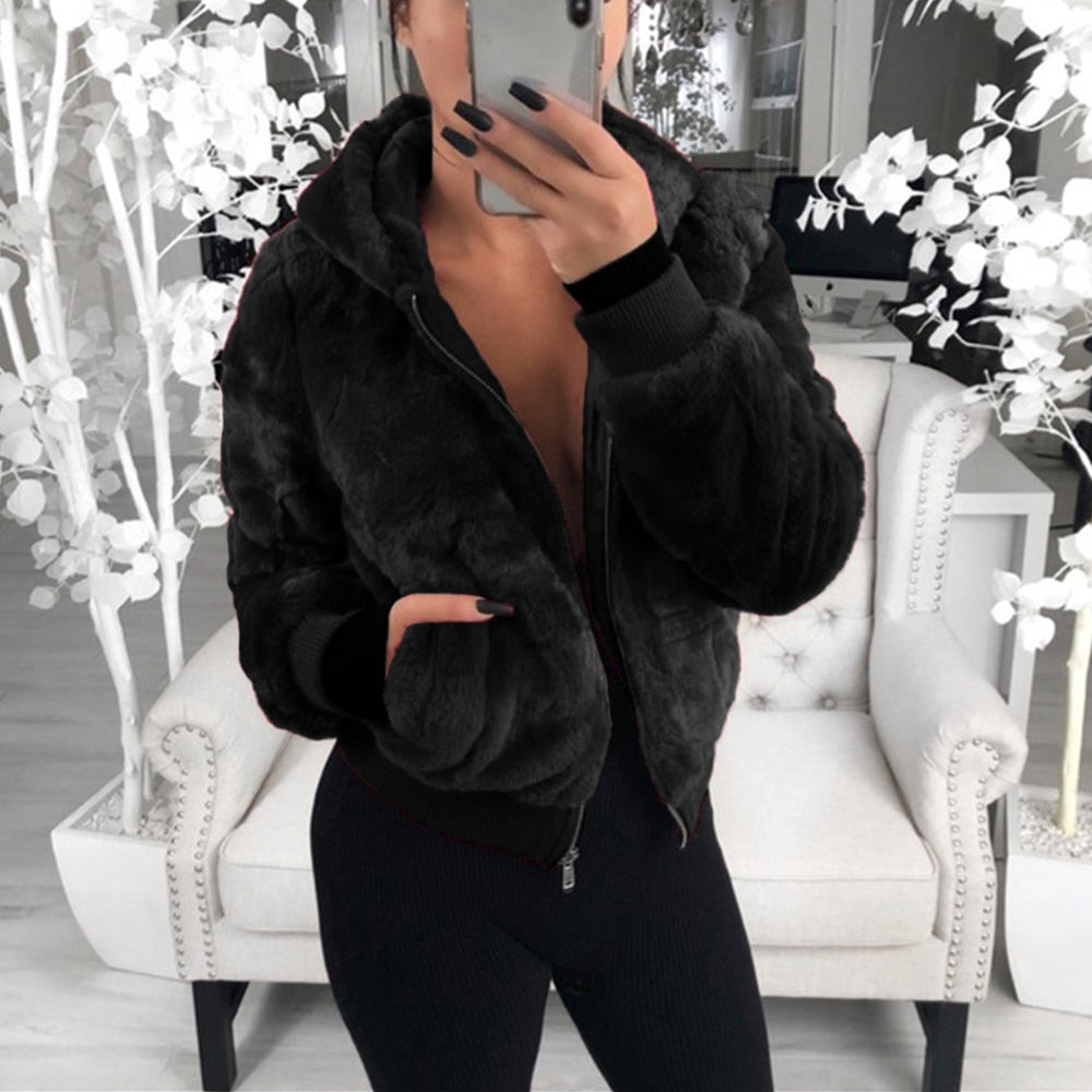 Vest met capuchon voor dames — afbeelding 18