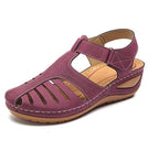 Leren dames sandalen