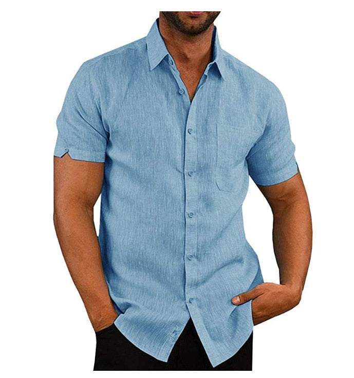 Bequem & stijlvol ademend heren poloshirt met knopsluiting — afbeelding 14