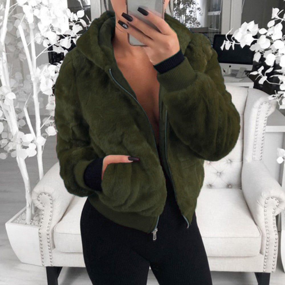 Vest met capuchon voor dames — afbeelding 22
