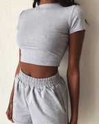 2-delige sport outfit I top en short