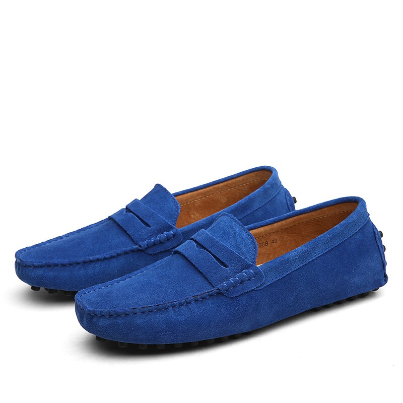 Suède herenloafers voor casual outfits