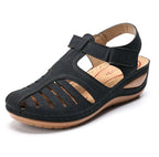Leren dames sandalen