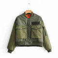Korte bomber jacket voor dames