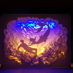 Exclusieve 3D nachtlamp 3D carving — afbeelding 8
