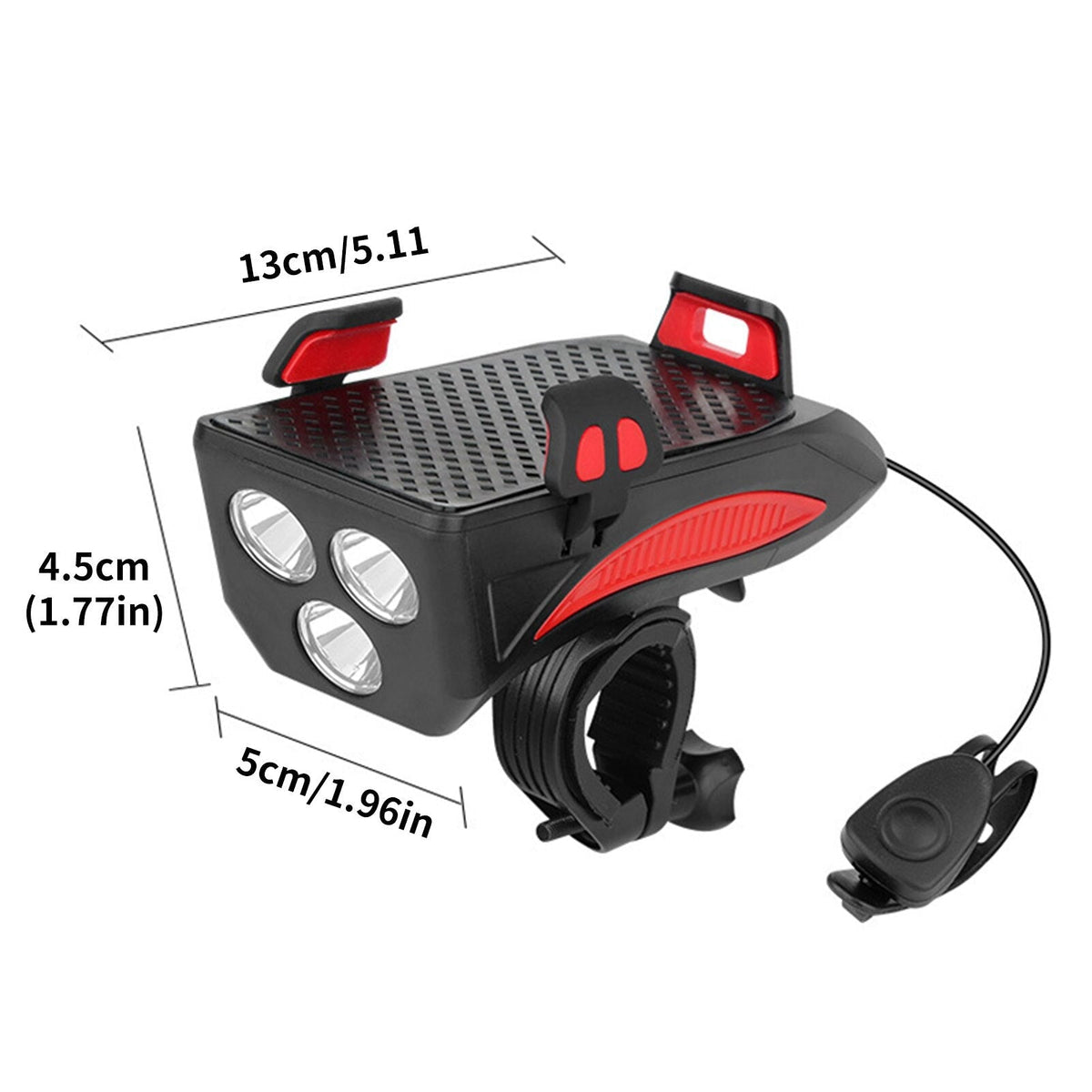 4-In-1 bike light – multifunctionele fiets licht
