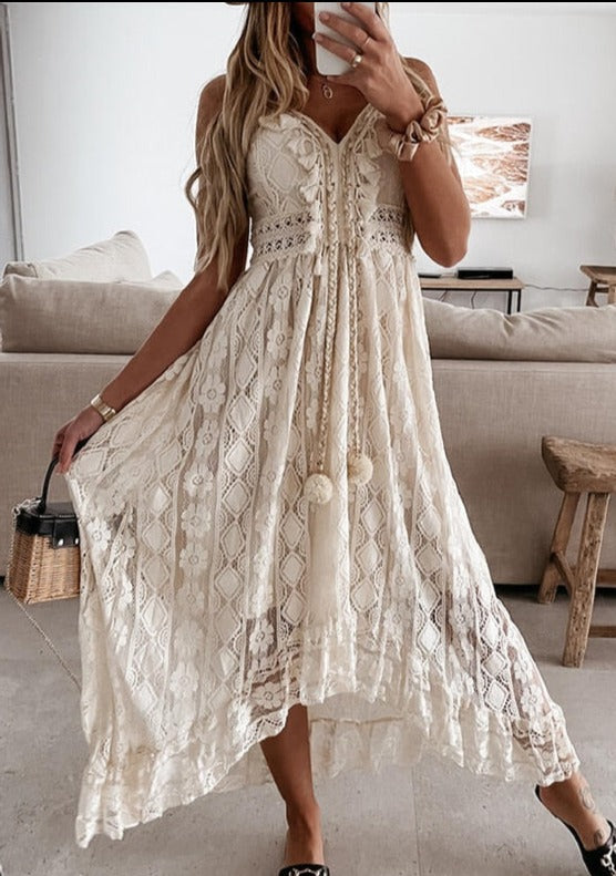 Zomerse mara maxidress