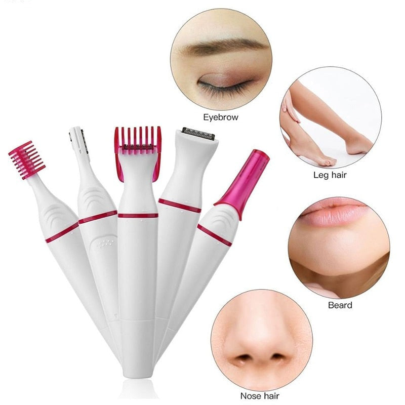 5 in 1 waterbestendige scheerset
