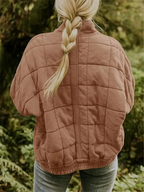Oversized gevoerde tussenjas
