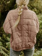 Oversized gevoerde tussenjas