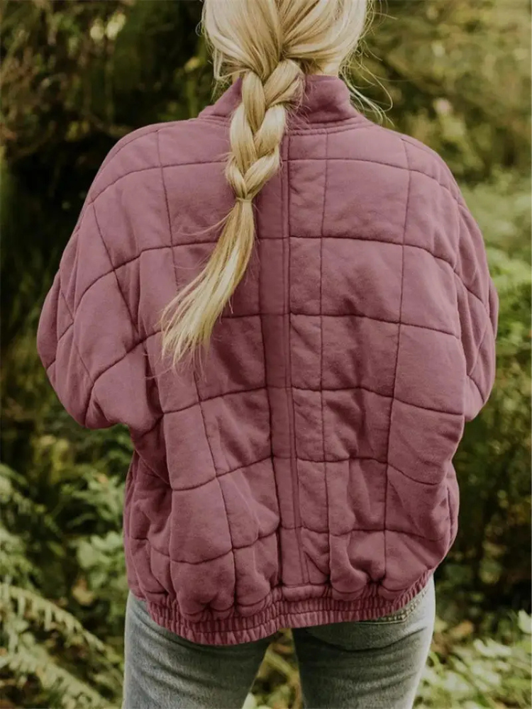 Oversized gevoerde tussenjas