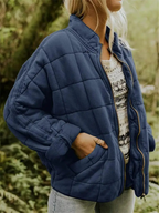 Oversized gevoerde tussenjas