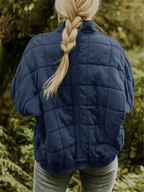 Oversized gevoerde tussenjas