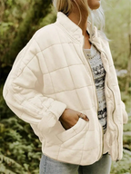 Oversized gevoerde tussenjas