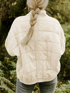 Oversized gevoerde tussenjas