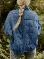 Oversized gevoerde tussenjas