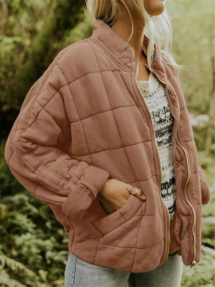 Oversized gevoerde tussenjas