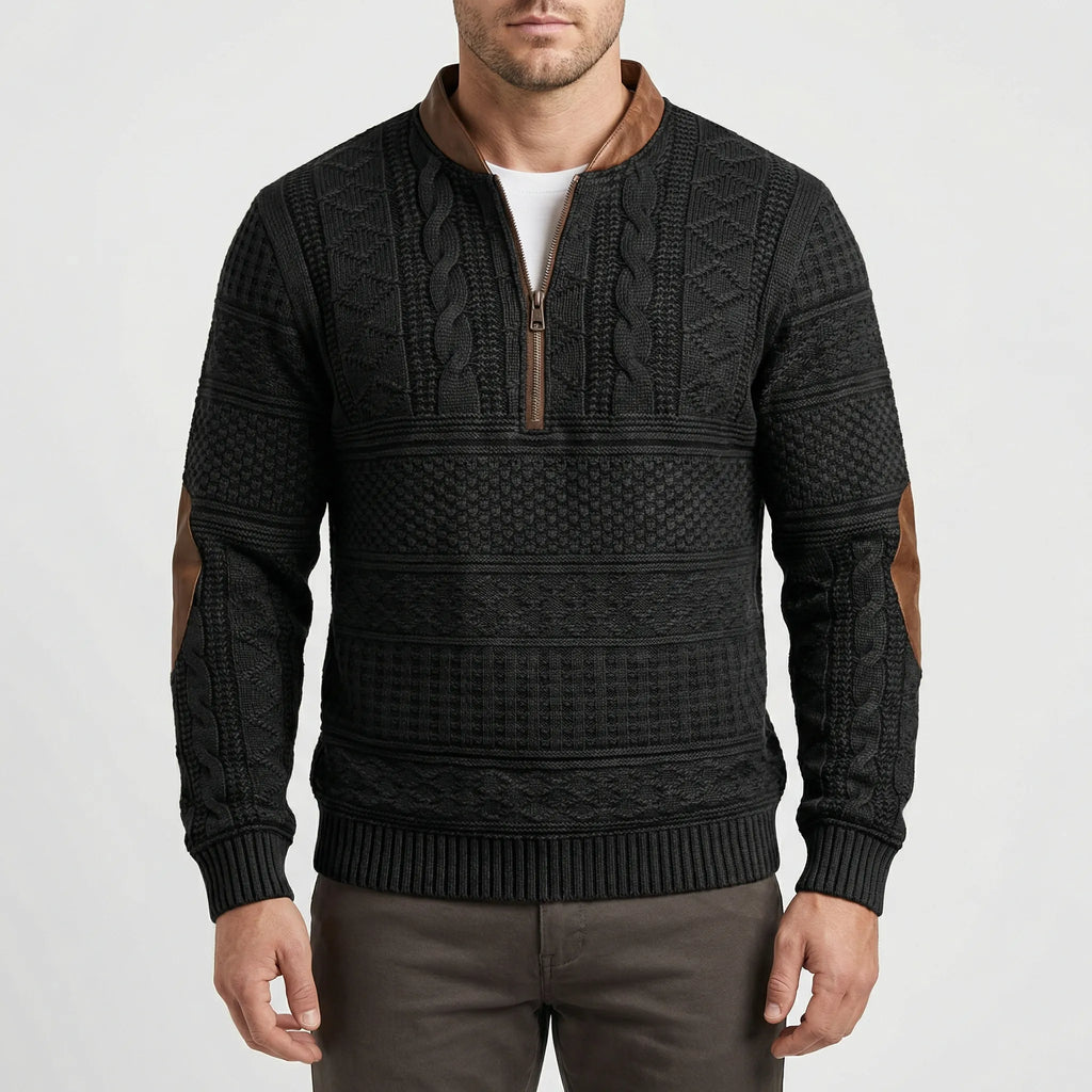 Herenpullover met kwart-ritssluiting — afbeelding 14