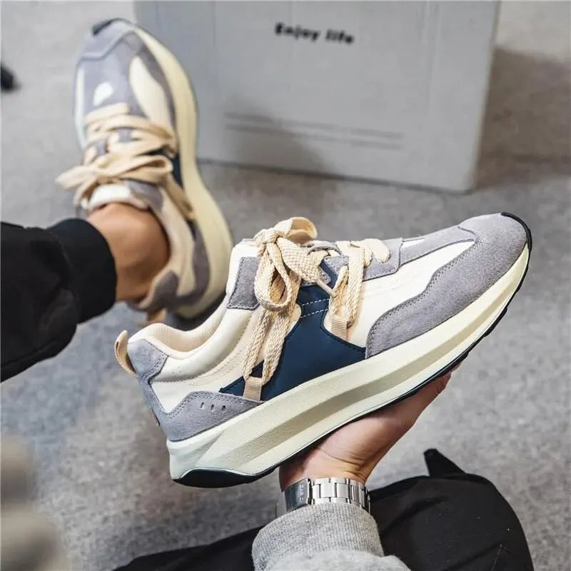 Sportieve elastische herensneakers