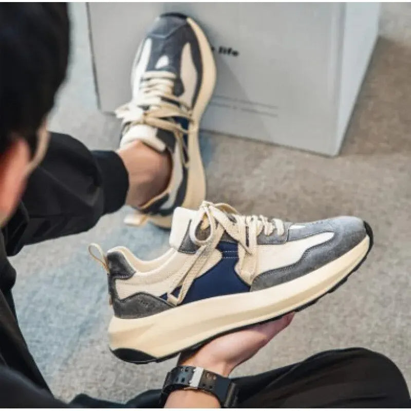 Sportieve elastische herensneakers