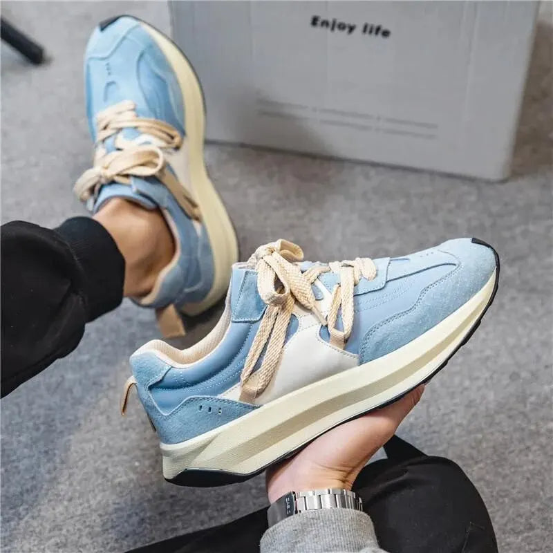 Sportieve elastische herensneakers