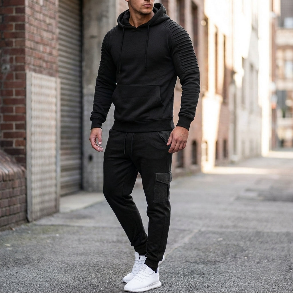 Heren joggingpak met capuchon