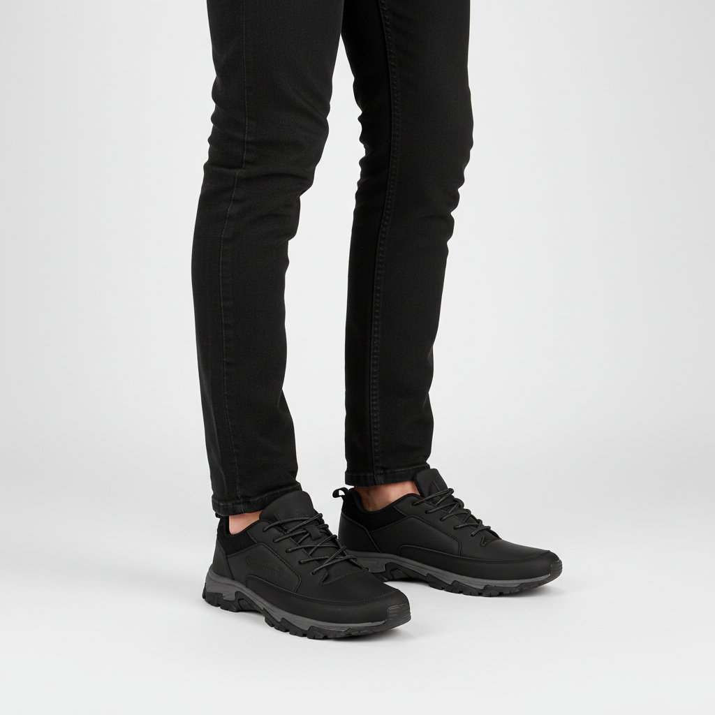 Heren veterschoenen van leer