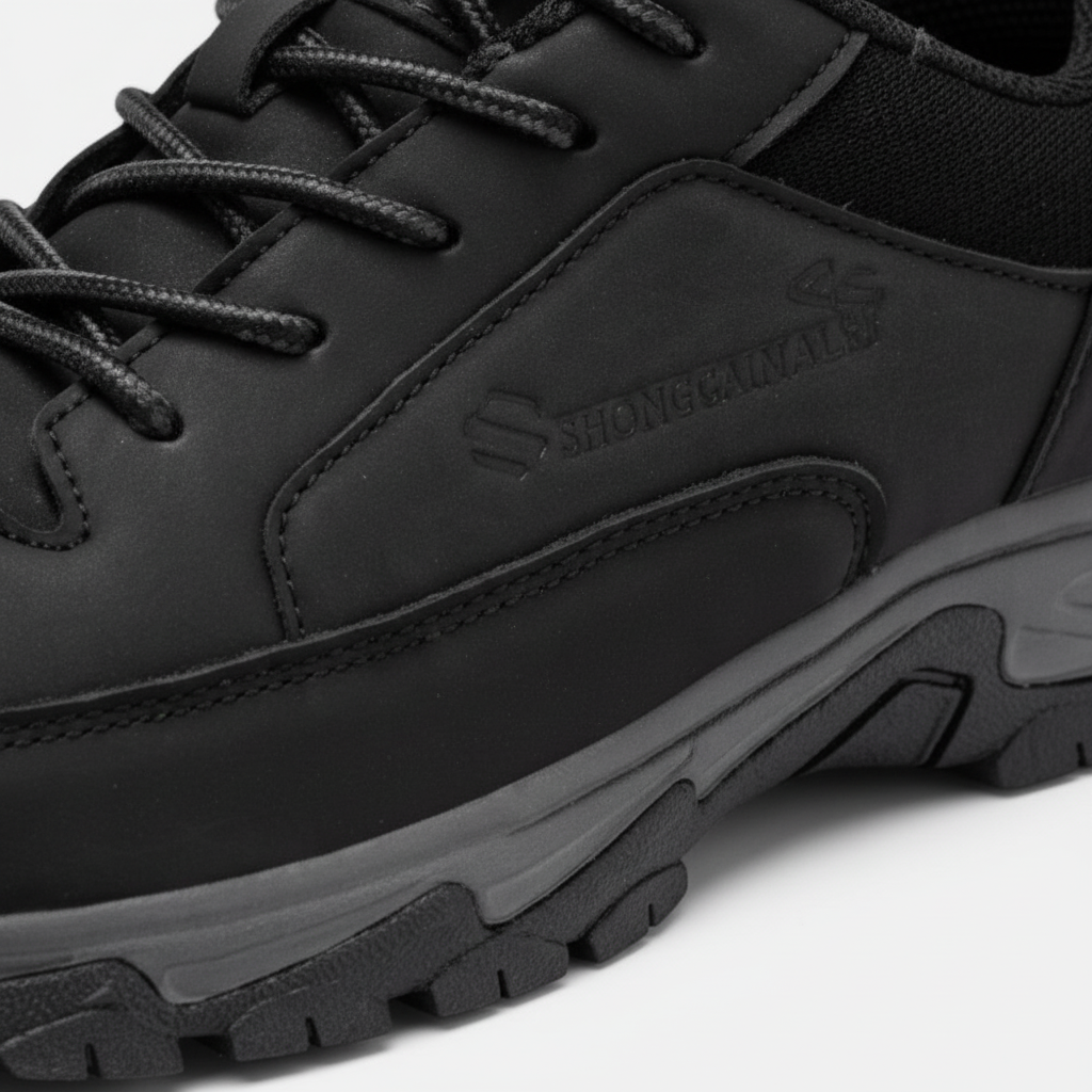 Heren veterschoenen van leer