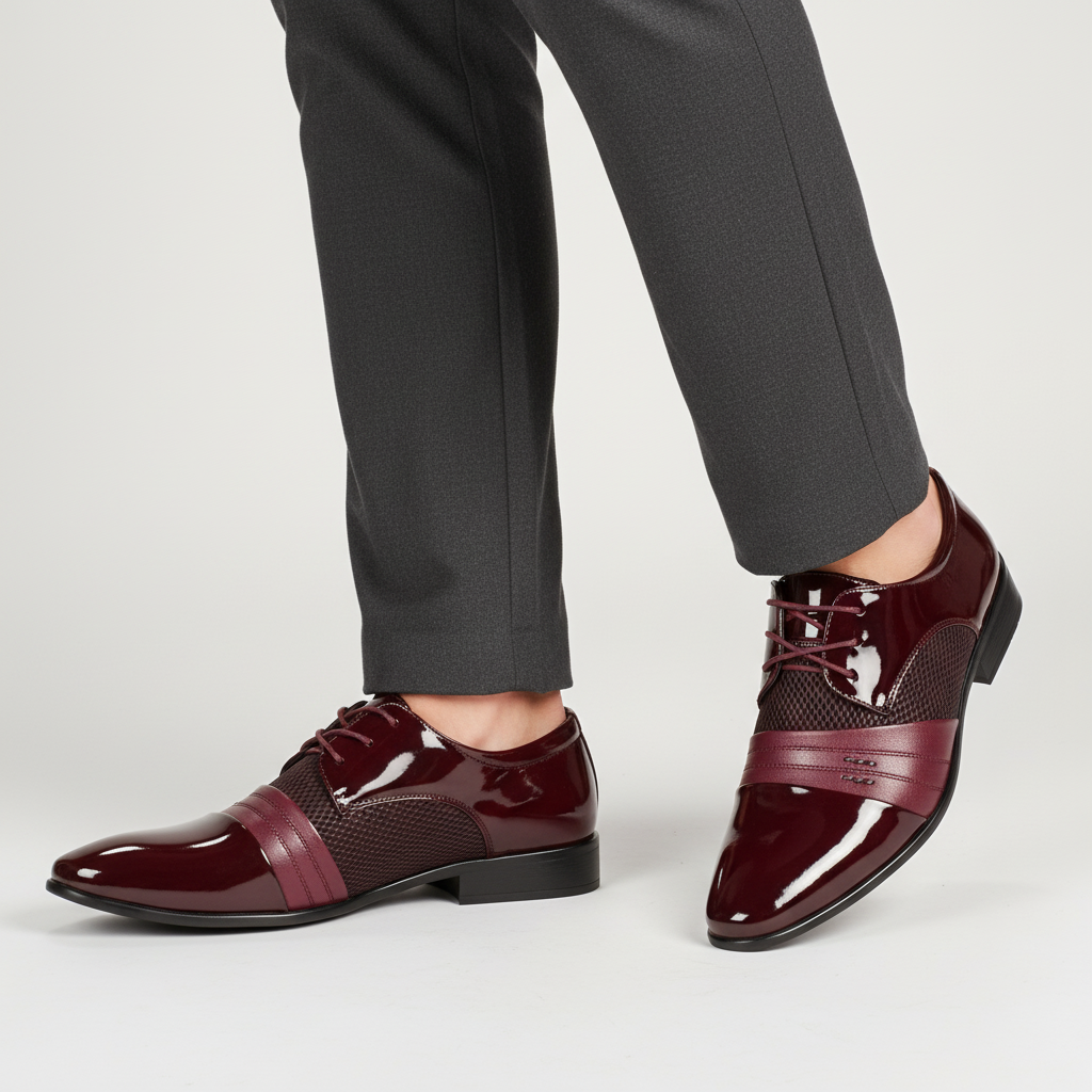 Heren veterschoenen met neus — afbeelding 12