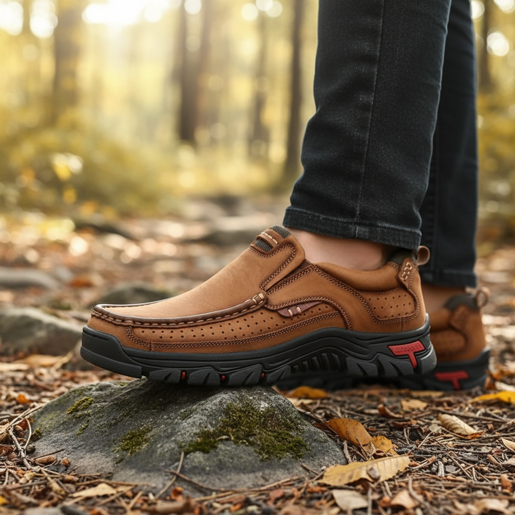 Heren wandelschoen handgenaaid — afbeelding 7