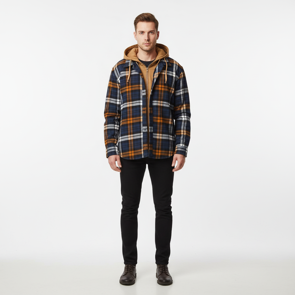 Herenjacke met kapuchon