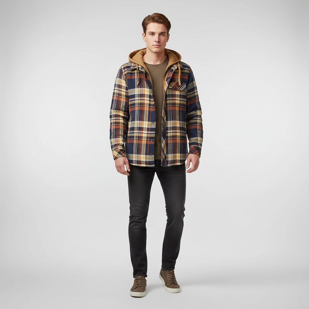 Herenjacke met kapuchon