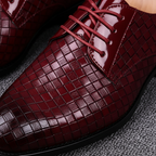 Heren leren schoen met veters