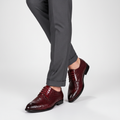 Heren leren schoen met veters
