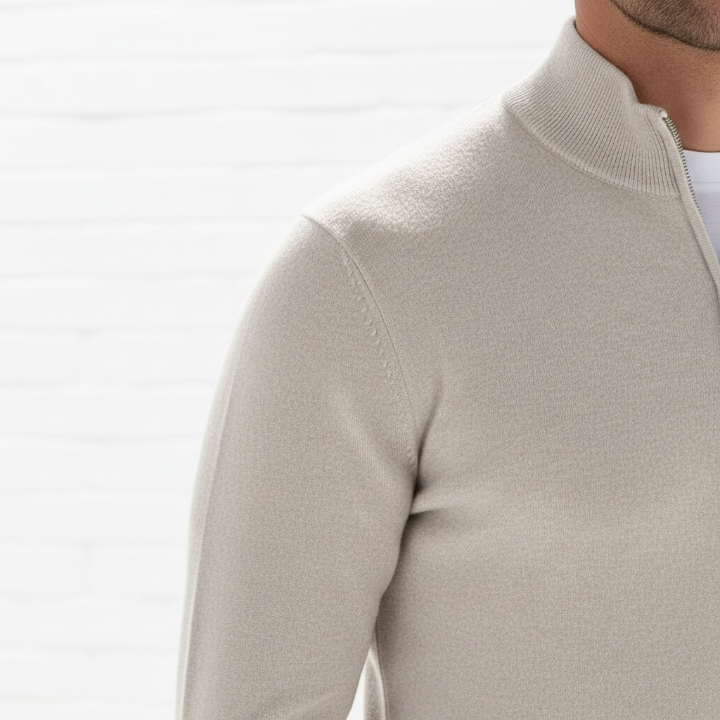 Herenpullover met rits — afbeelding 3