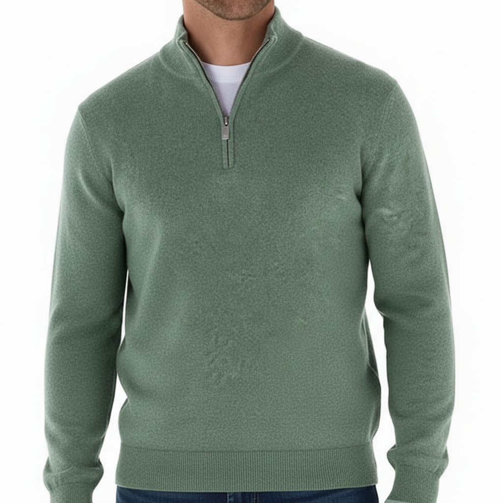 Herenpullover met rits — afbeelding 8