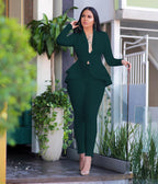 Tweedeledige trainingsset met blazer en broek — afbeelding 15