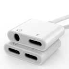 Laad- en audioadapter Lightning Splitter